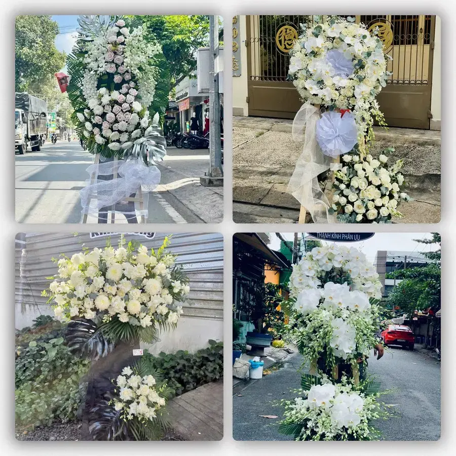 Bốn mẫu hoa đám tang Yến Lạc