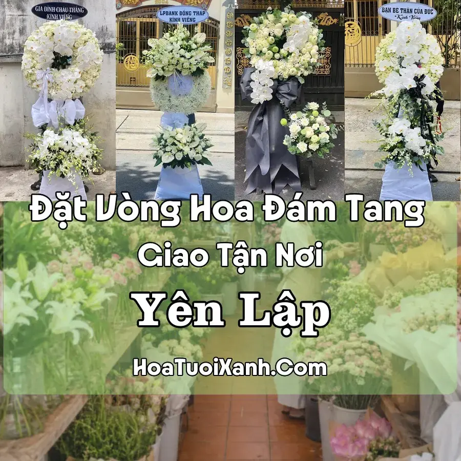 Hoa đám tang Yên Lập
